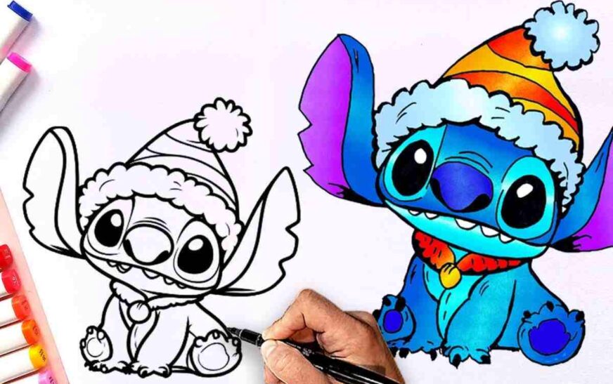Drawing:7lsw2zlcm4y= Stitch, Christmas:Hrn6x70rlrs= Stitch