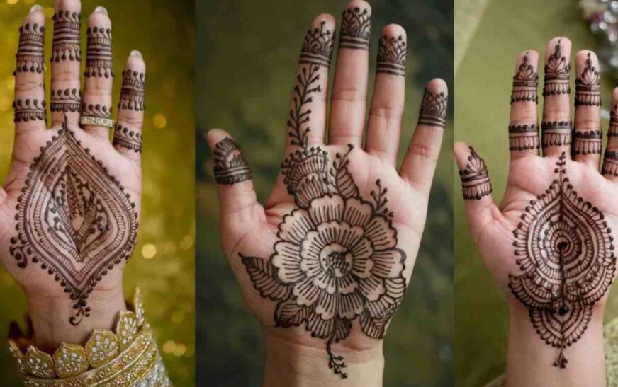 Arabic Instagram Royal Front Hand Mehndi Design