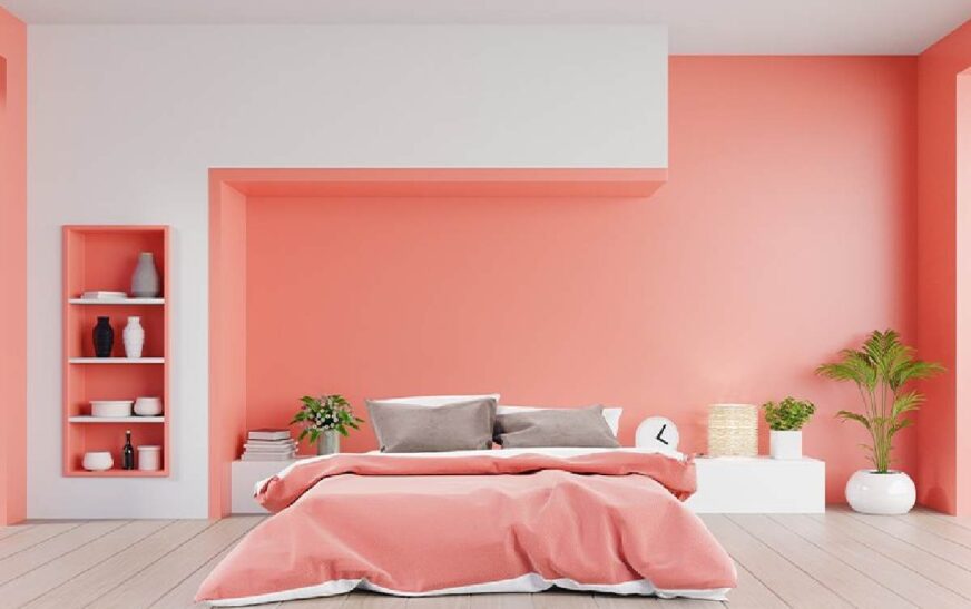 Two Colour Combination For Bedroom Walls