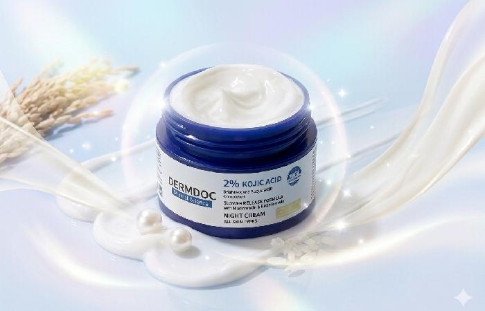 What is dermdoc kojic acid night cream