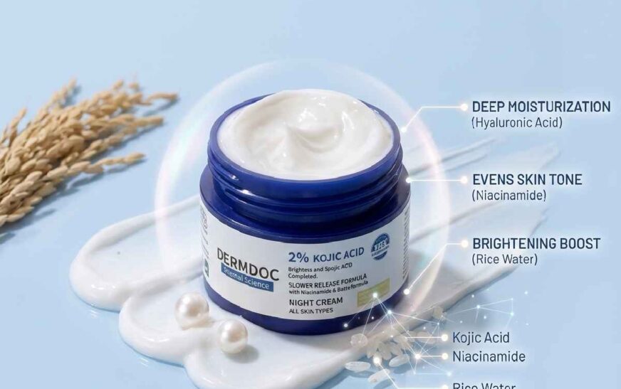 Dermdoc Kojic Acid Night Cream – Guide with Benefits, and Usage