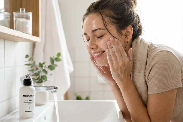 minimalist face wash