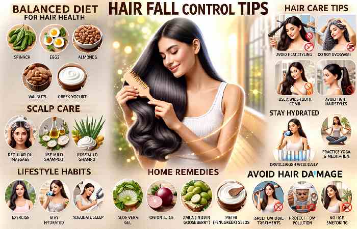 hair fall control tips