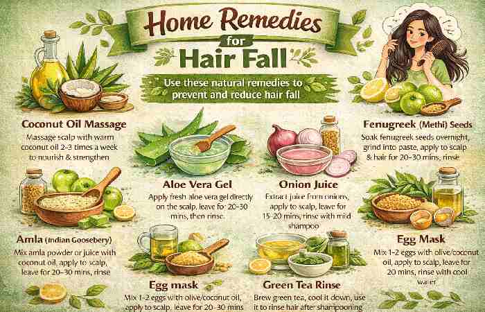 home remedies for hair fall