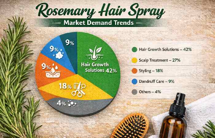 rosemary hair spray pie chart