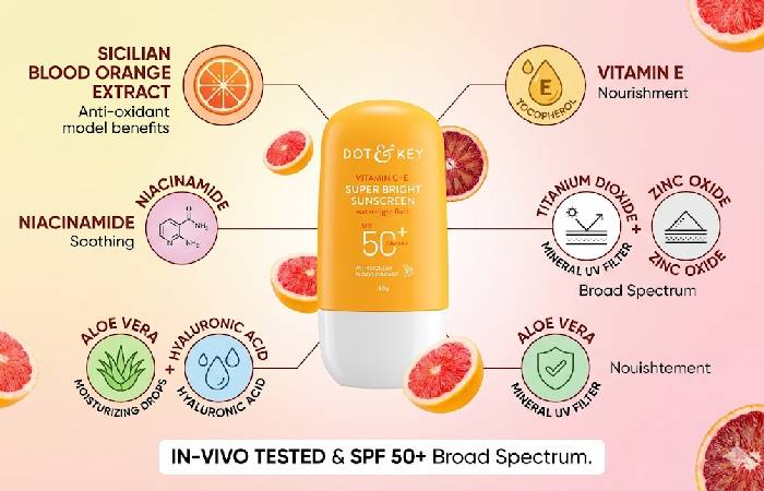 dot & key sunscreen ingredients 