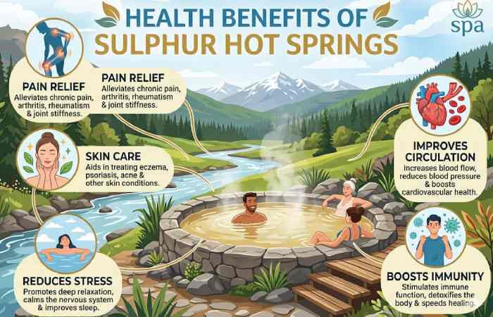 health benefits of sulphur hot springs