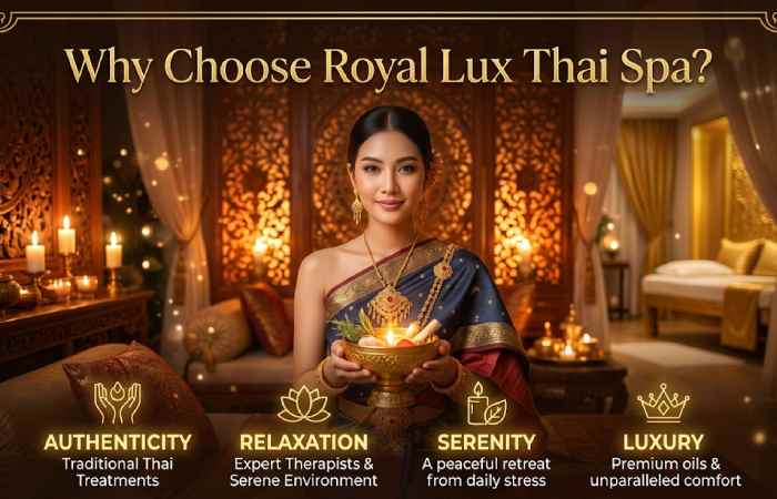 why choose royal lux thai spa?